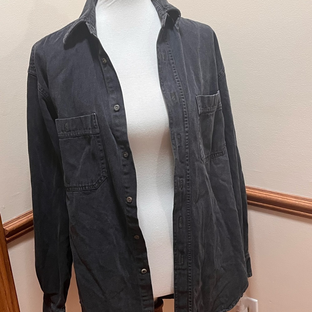 GAP Charcoal Denim Jacket